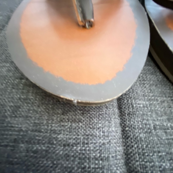 Sanuk Brown Strappy Beach Summer Yoga Flip Flops- Sz-10 - Picture 13 of 15